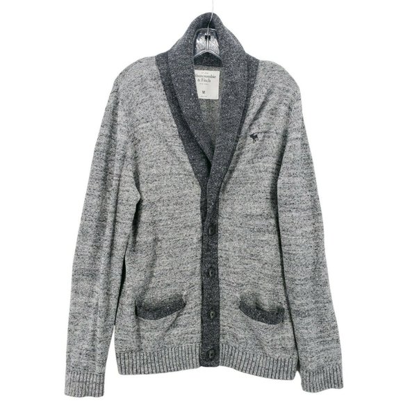 Abercrombie Fitch Mens Shawl Cardigan 